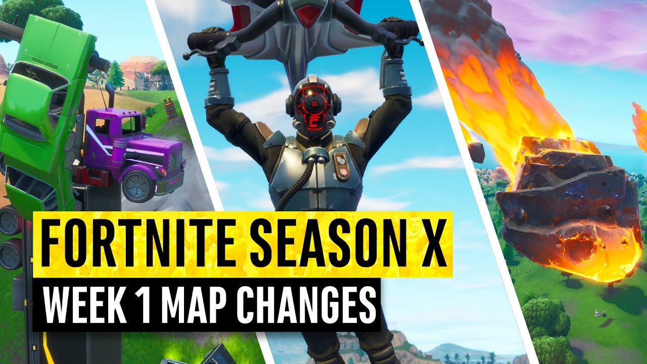 Fortnite | All Season X Map Updates and Hidden Secrets! WEEK 1