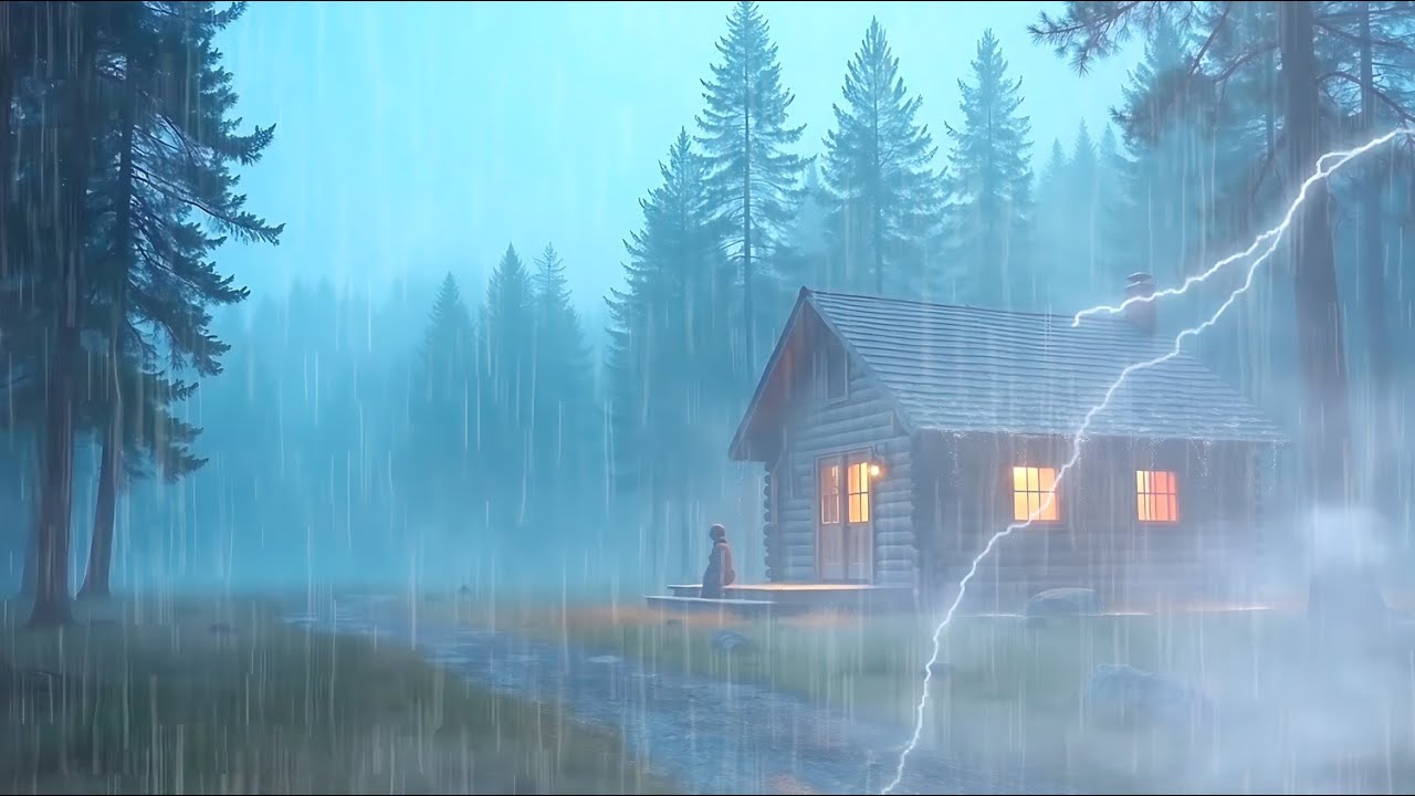⭐ Melt Into Sleep with Relaxing Rain Sounds – Deep Night Ambience for Peaceful Rest
