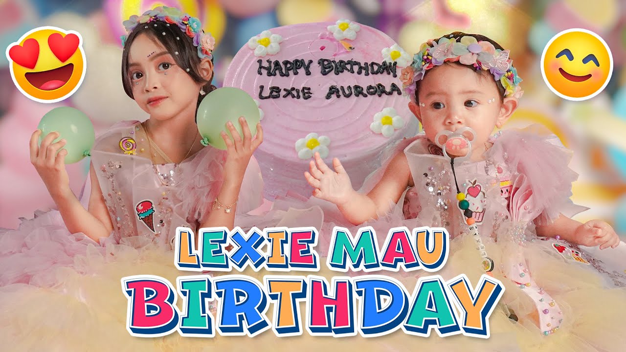 LEIKA ANTAR LEXIE FOTO PERSIAPAN ULANG TAHUN PERTAMA 🎉🎉 SERU BANGET