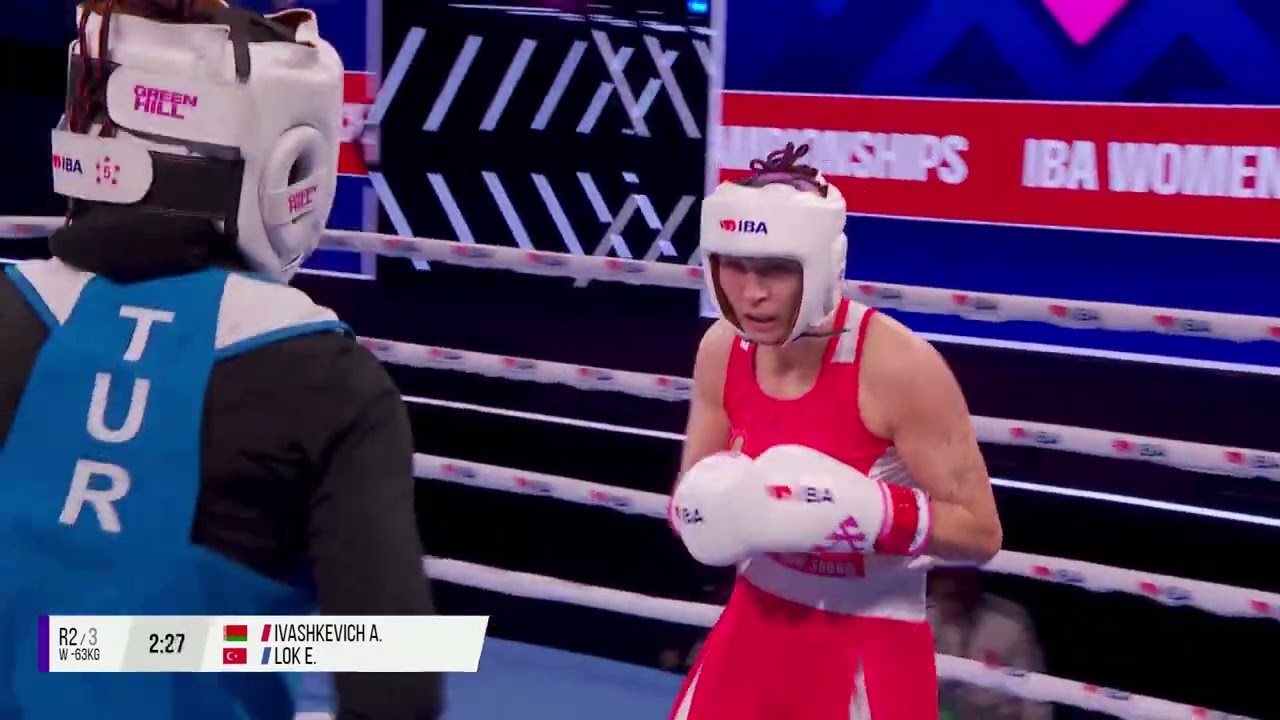 R32 W63kg IVASHKEVICH ALA (BLR) vs LOK ESMANUR (TUR) | IBA WWCHs Niš 2025