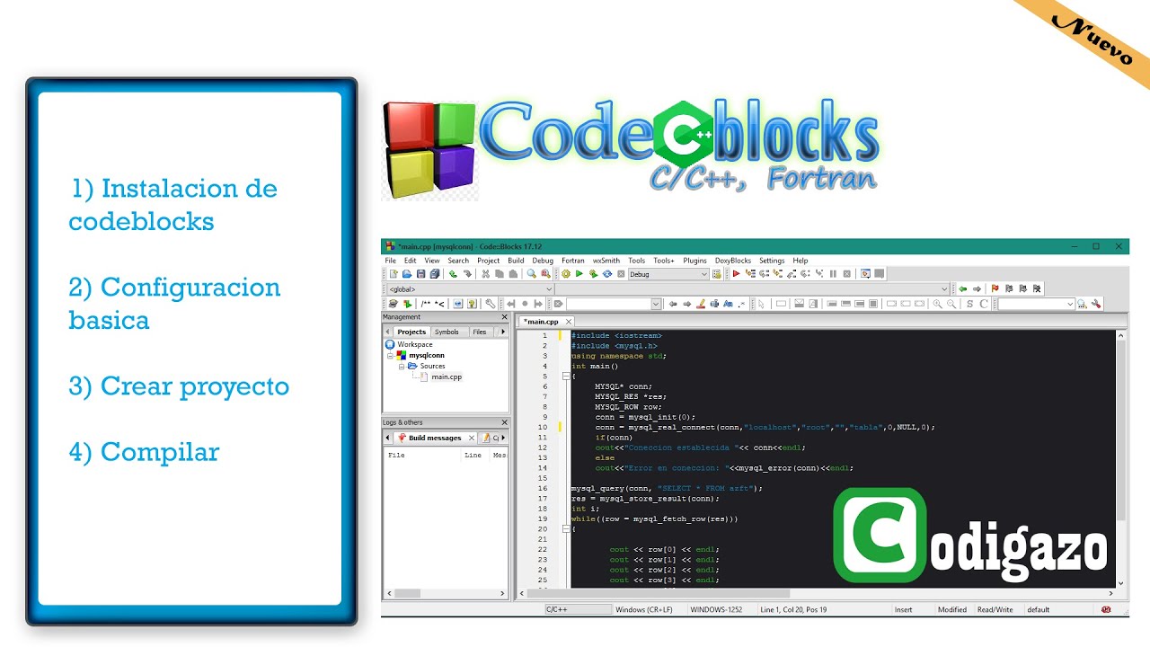 Como instalar Code blocks - Programacion C++