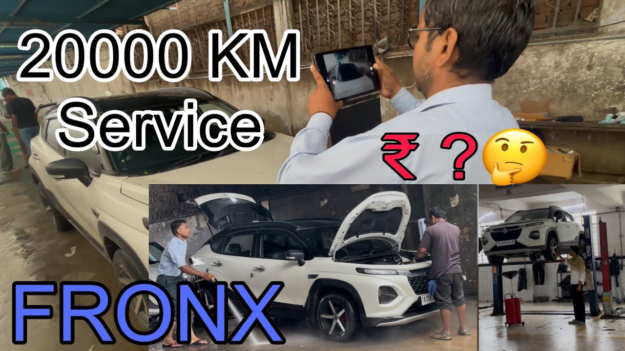 20000 KM  Fronx Service cost 🤔￼ #fronx MARUTI SUZUKI FRONX