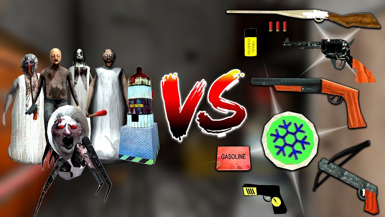 Granny 1.9 Remake Family Vs All Weapons