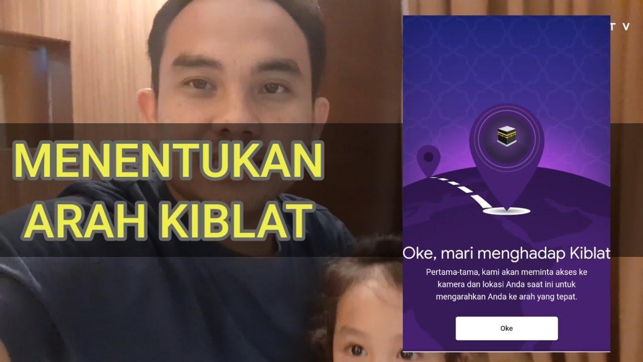 CARA MENENTUKAN ARAH KIBLAT DENGAN MUDAH MENGGUNAKAN HP #qiblafinder #information