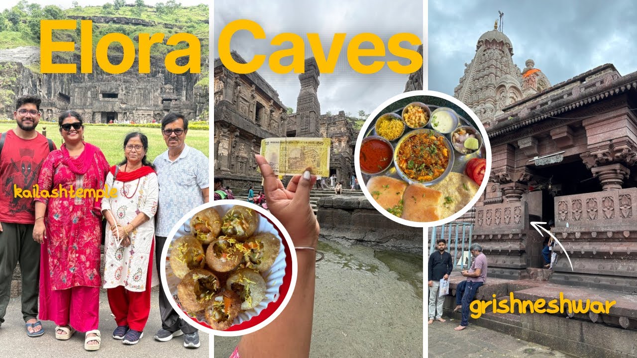 Exploring Elora Caves|| got scammed in Grishneshwar| 