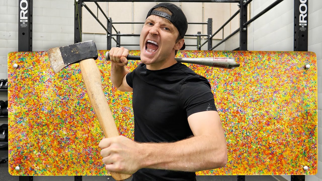 100 LAYERS OF ORBEEZ (DANGER ALERT) UNBREAKABLE WALL
