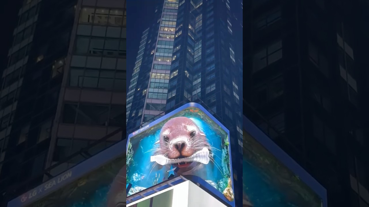 3D Billboards Times Square, New York City. #3dbillboard #3d  #timesquare #nyc
