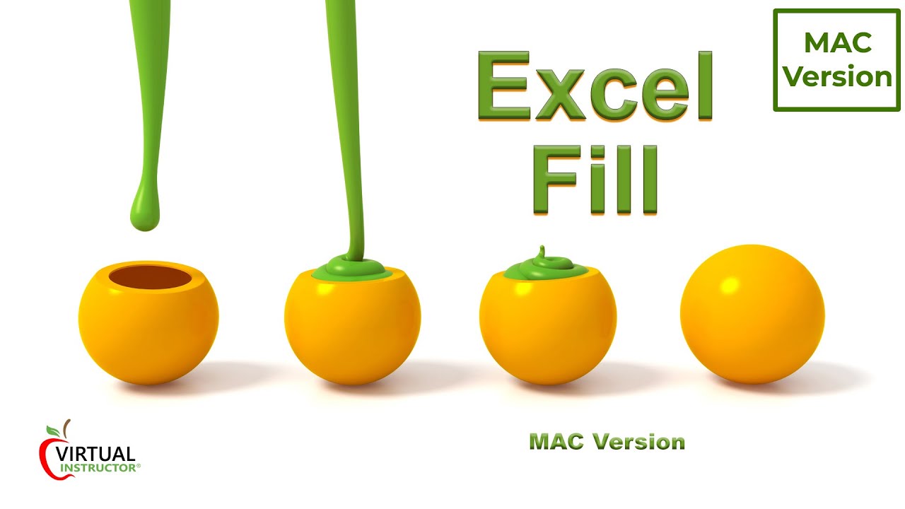 MAC Excel Fill Handle