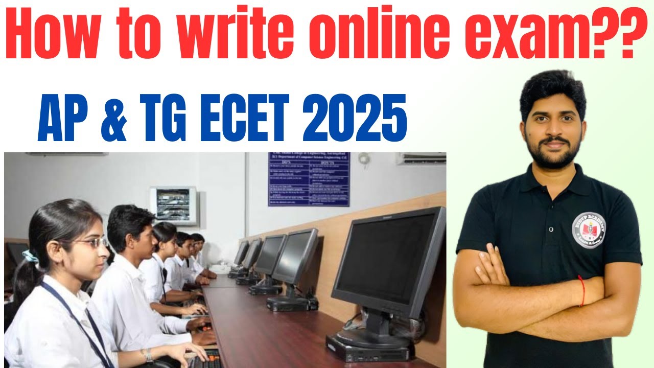 How to Write ECET 2025 Online Exam | Step-by-Step Tutorial for AP & TG Students
