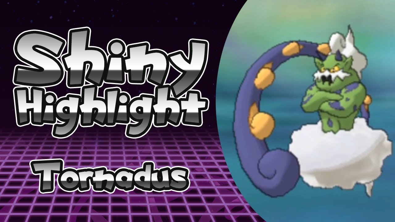 Pokemon Ultra Sun & Ultra Moon Live Shiny Tornadus Reaction