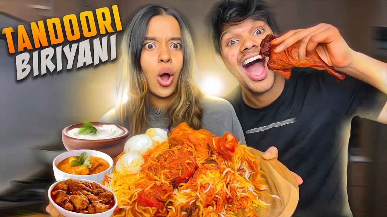 Best Tandoori Chicken Biryani Recipe - Cooking with Yash and Hass - Episode 9 | සිංහල vlog