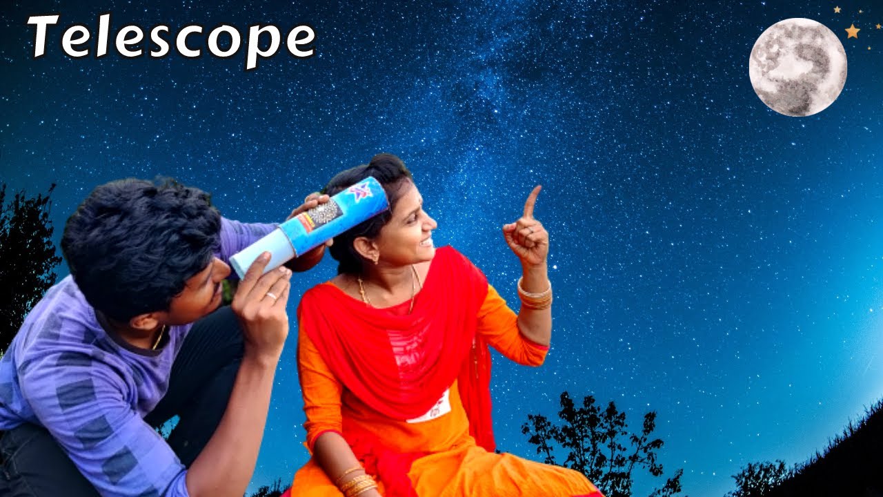 தொலைநோக்கி(Telescope) செய்வது எப்படி? 🔭| How to Make Telescope | Vijay Ideas