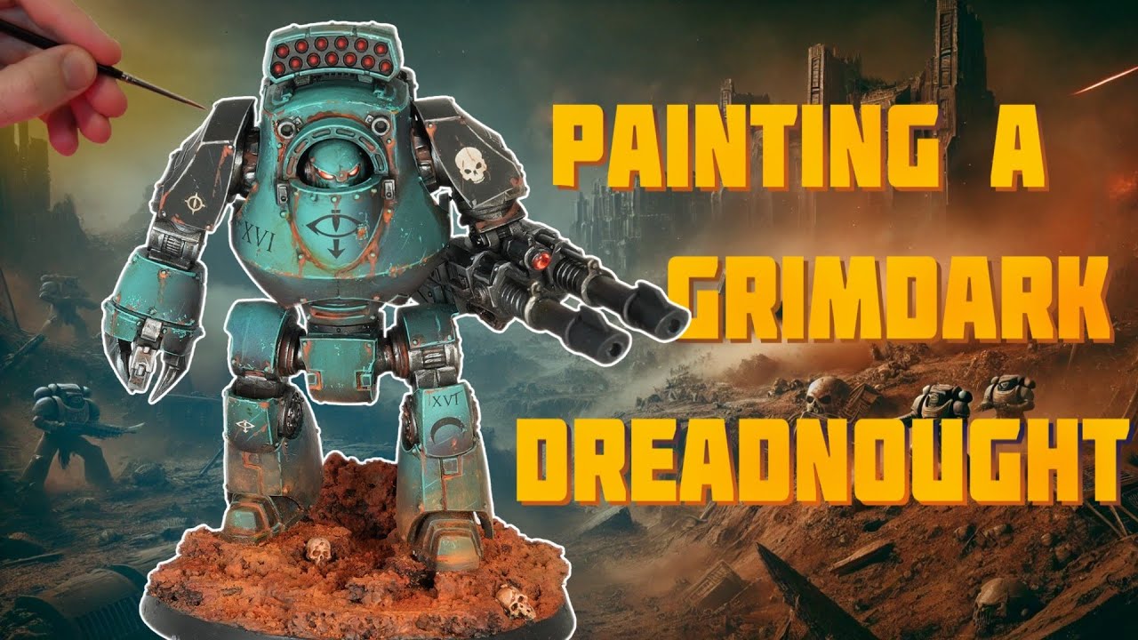 How to Paint a Grimdark Dreadnought | Sons of Horus | Warhammer