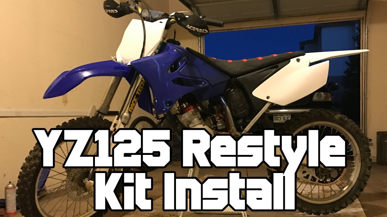 2003 YZ125 UFO Restyle Plastic Kit Install