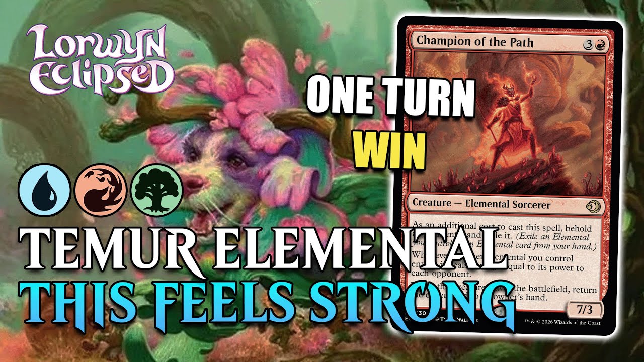 🌳💧🔥  TEMUR ELEMENTAL WITH VIBRANCE AND CHAMPION IS EXPLOSIVE | MTG ARENA Standard Lorwyn Eclipsed