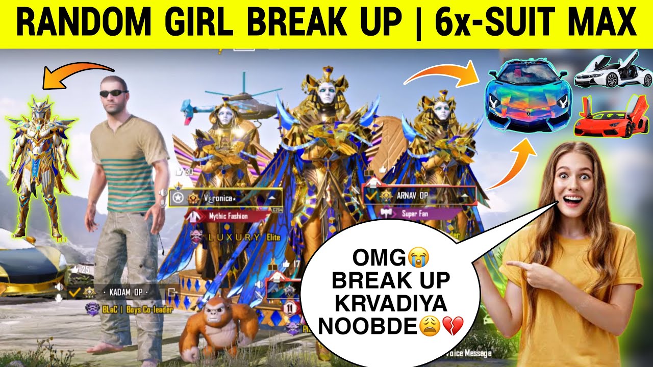 Random Cute Girl Got BreakUp😈Her Boyfriend Got Jealous😩After Seeing 6x-Suit Max & Lamborghini Cars