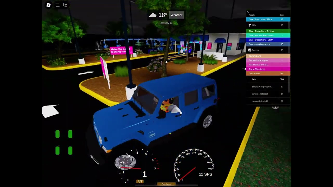 LUV CAR WASH Roblox in Pelicans Bay location part 1