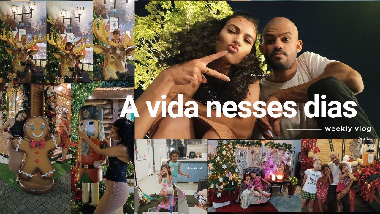 Viramos o Ano na Presença de Deus | Bem vindo 2026✨ Visitamos novamente a praça de Natal 🎄🎁