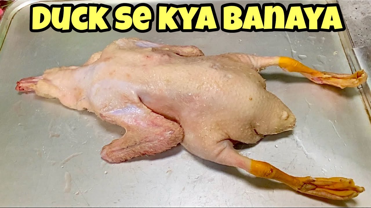 Duck se kya banaya? Batak ki ek nayi recipe #kashmirfoodfusion 