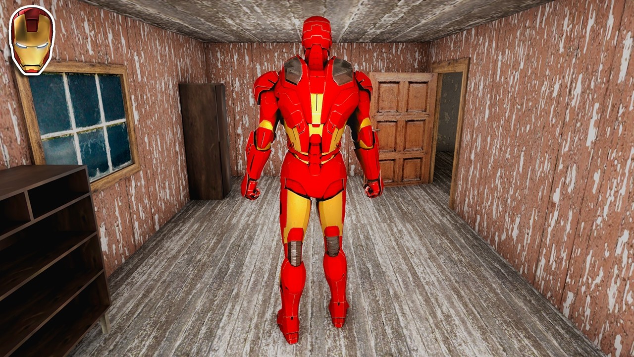 Железный человек в 3D-доме | 3D-анимация