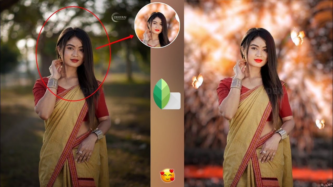 New Creative CB Background Change Photo Editing | Snapseed New Butterfly Concept Photo Editing