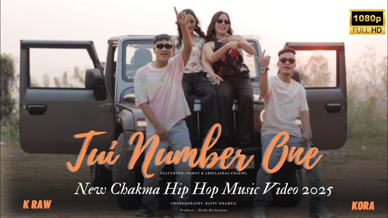 Tui Number One||Chakma New Mv|| kora ft.Kraw|| Hip hop|| 2025