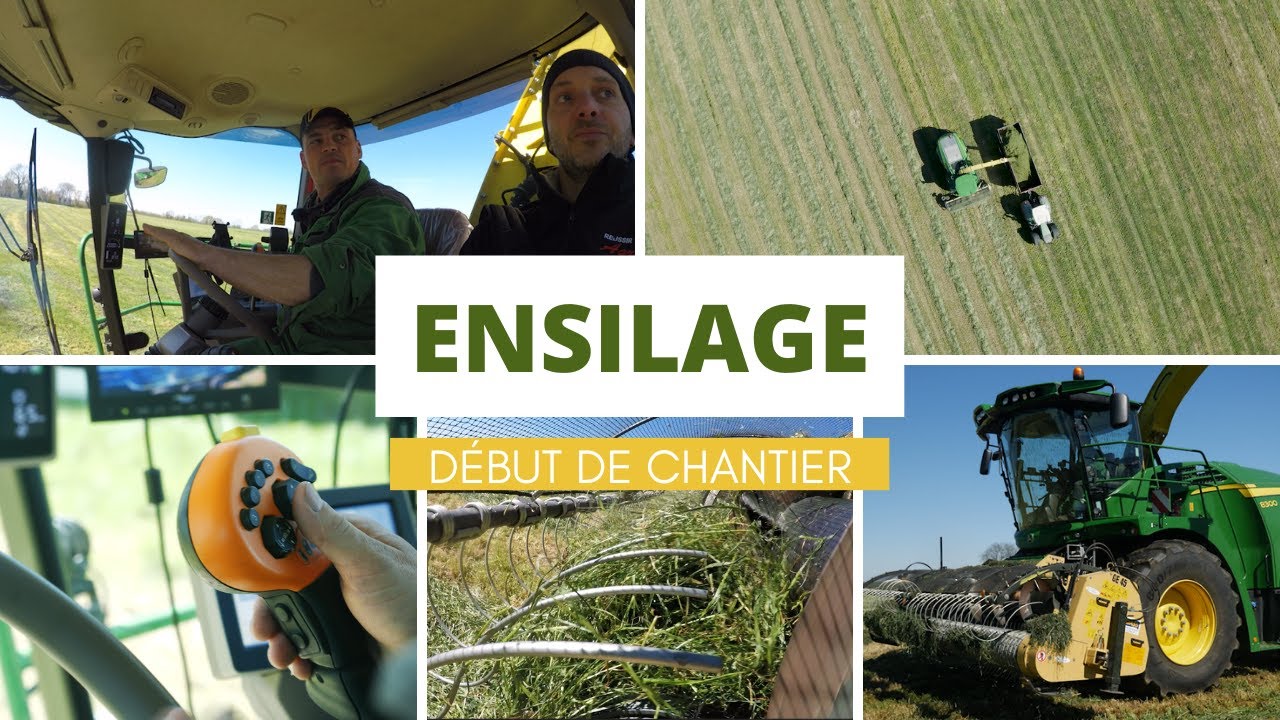 Ensilage, début de chantier