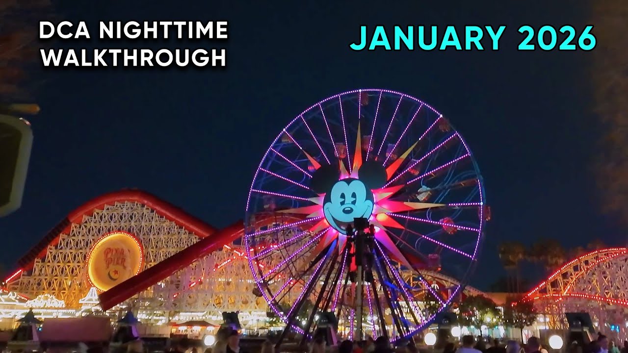 Disney California Adventure After Dark | A Park in Transition | January 2026
