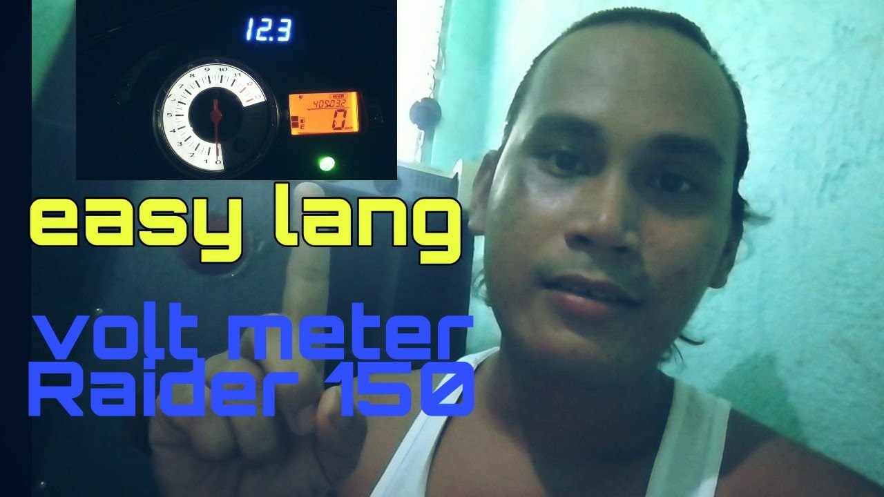 volt meter installation kay Raider 150, how to install volt meter on Raider 150. Volt meter