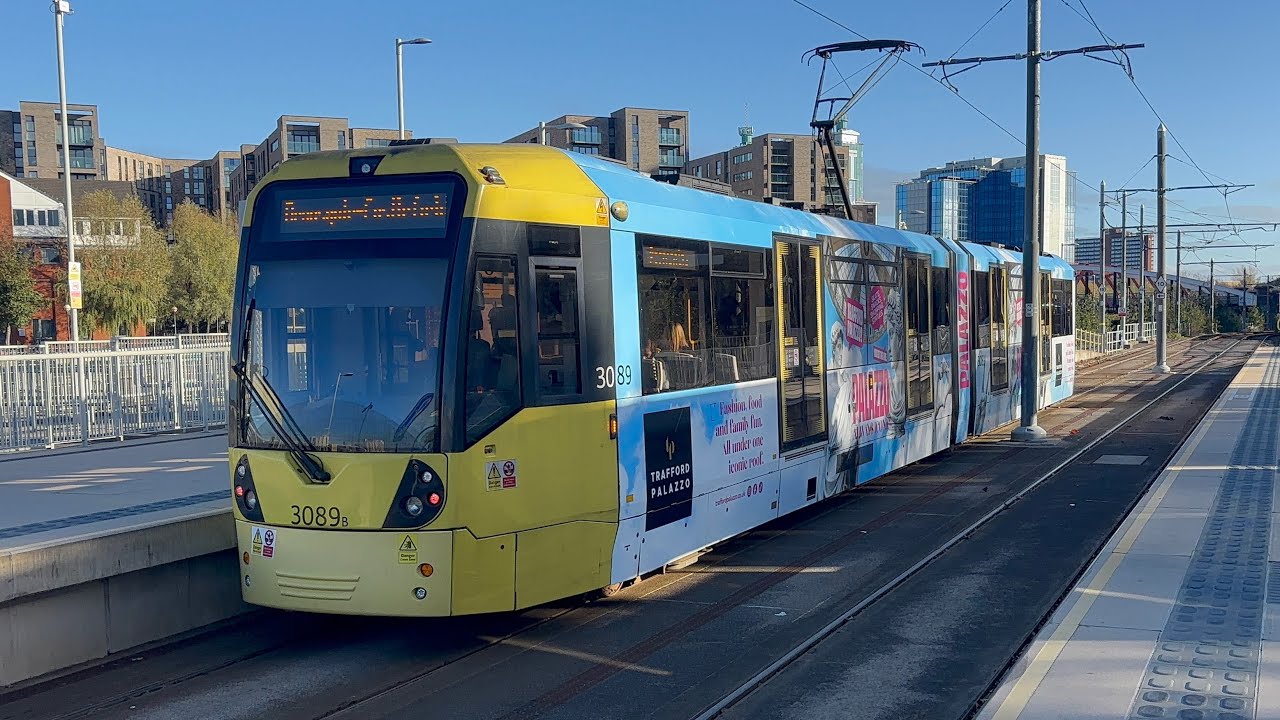 Tram-Spotting At Wharfside (16/11/25) | Manchester MetroLink (4K)