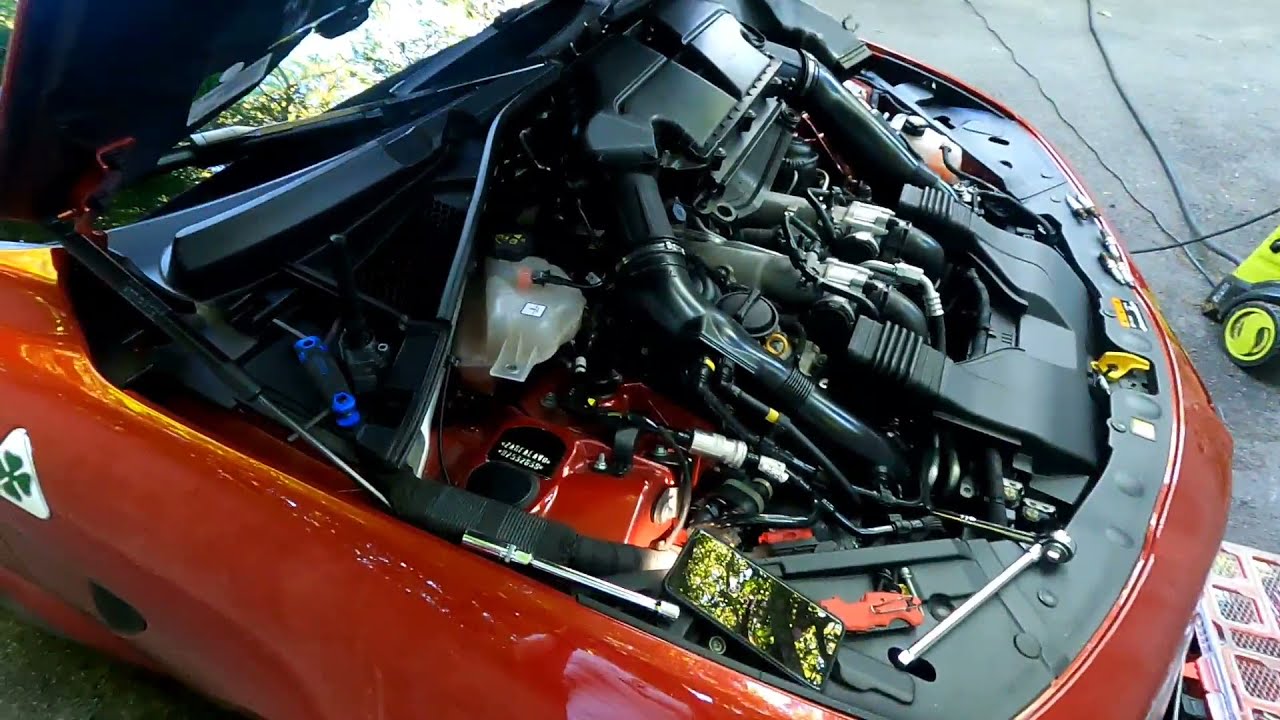 Alfa Romeo Giulia Quadrifoglio Spark Plug Replacement
