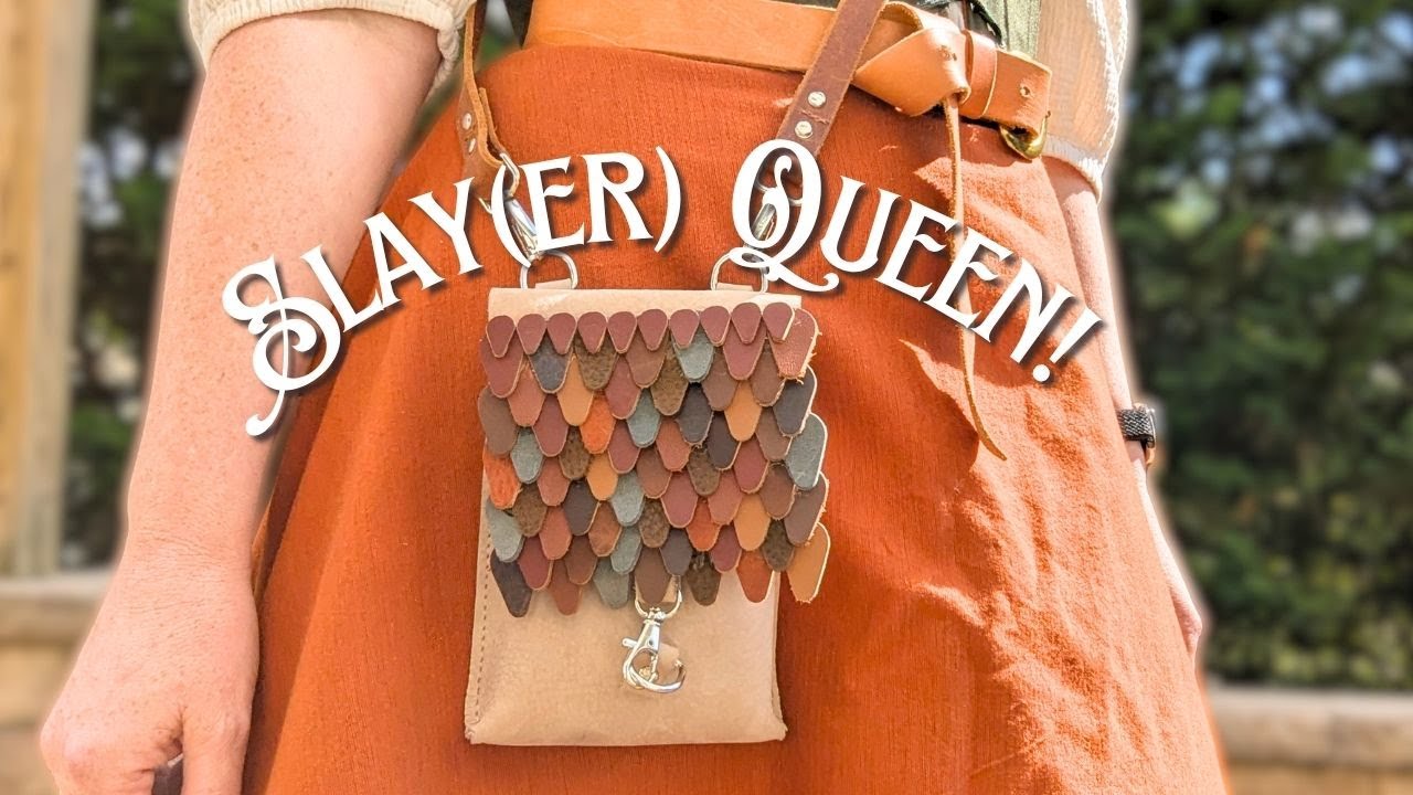 This is the PERFECT Ren Faire Bag || Dragon Slayer Leather Crossbody/Belt Bag