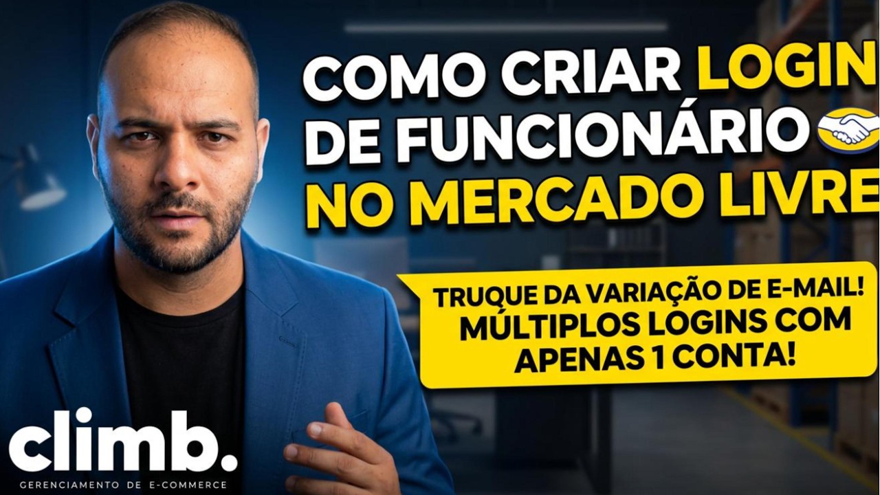 Como criar um Login de Colaborador na minha conta do Mercado Livre