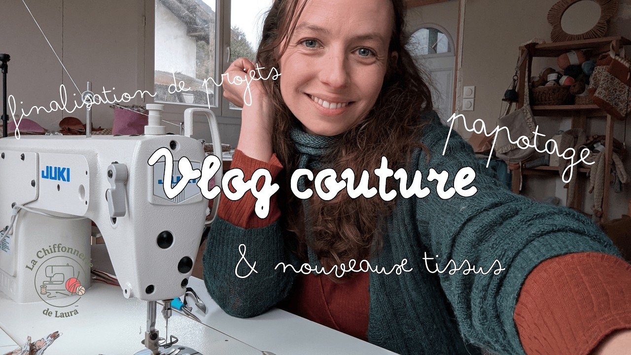 Vlog couture – Créer, coudre, partager : une journée à l’atelier
