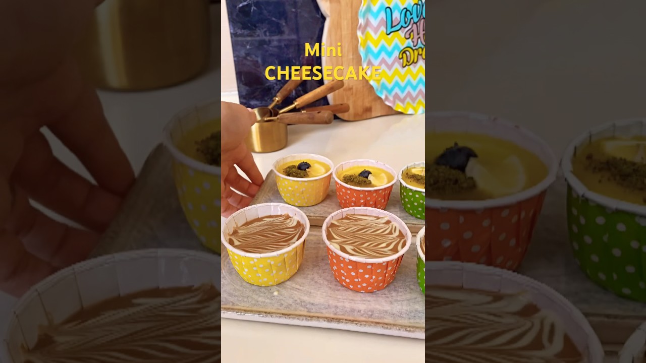 Mini cheesecakeler ile düşman çatlatacaksınız 🤭🤌🏻 