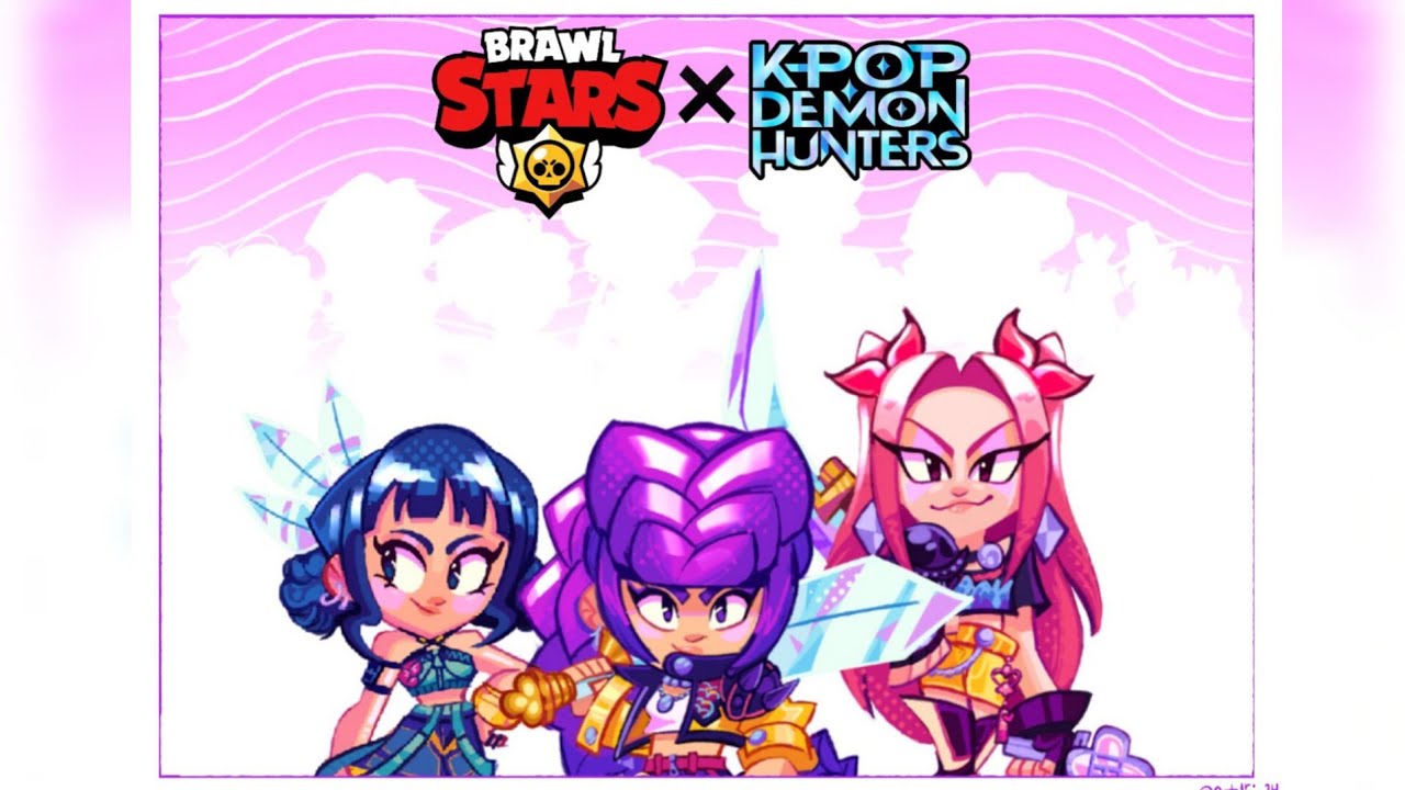 BRAWL STARS X KPOP DEMON HUNTERS collab skins