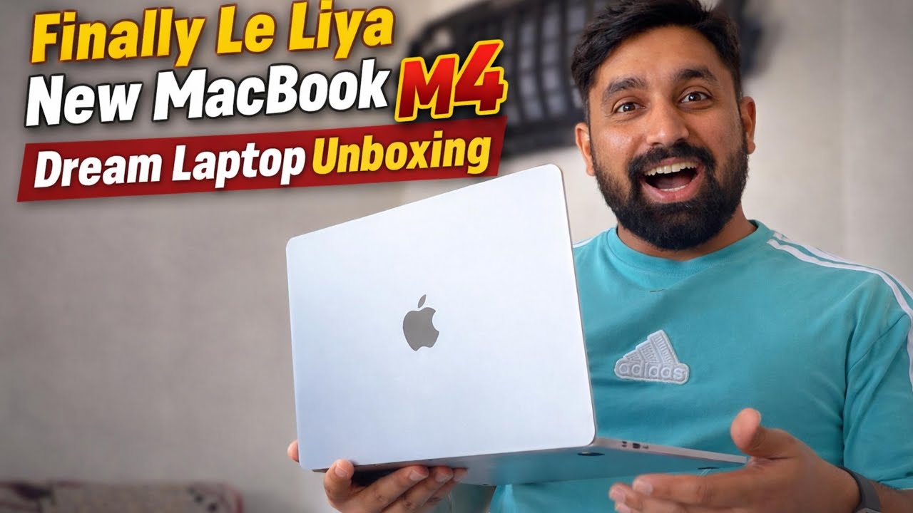 Dream Laptop finally Le Liya 🥹MacBook M4 Vlog [AJvlogs]
