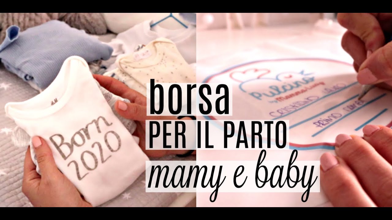 BORSA per il PARTO - MAMMA e BIMBO (Cristiano, Giugno 2020)