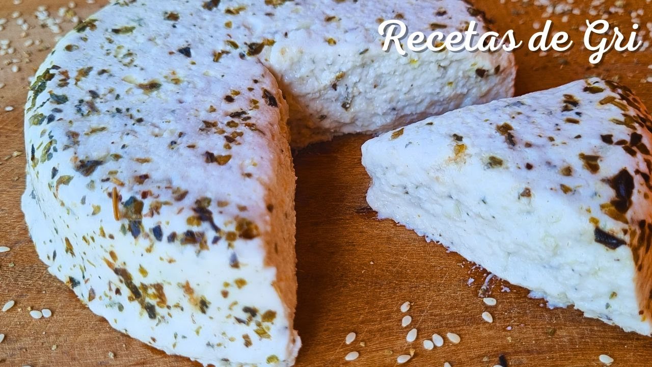 Cremoso QUESO de Sesamo. No tiene Colesterol !! Es Rico en Calcio y Vegano. Saludable y Sin Lactosa