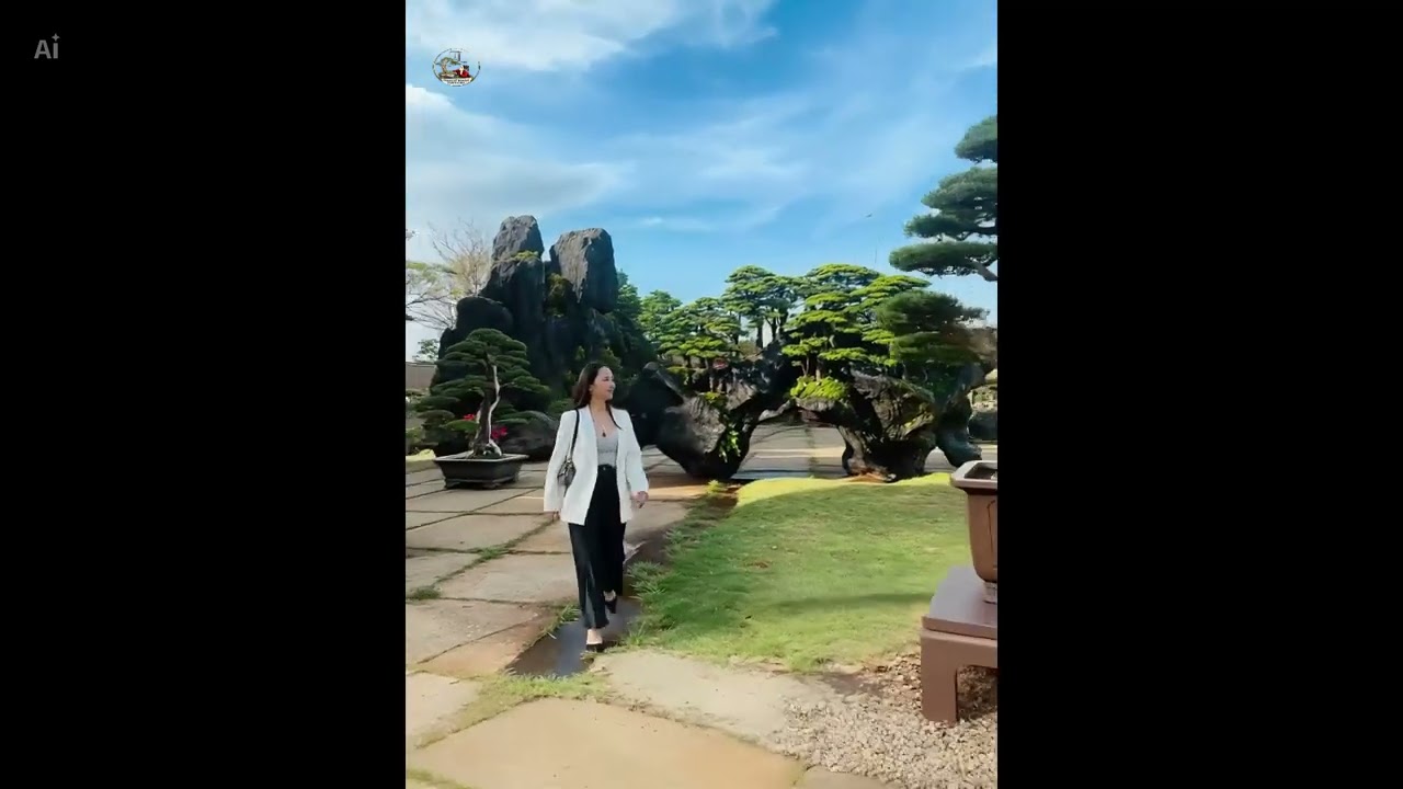 cùng trang lê ngắm bonsai  nhé