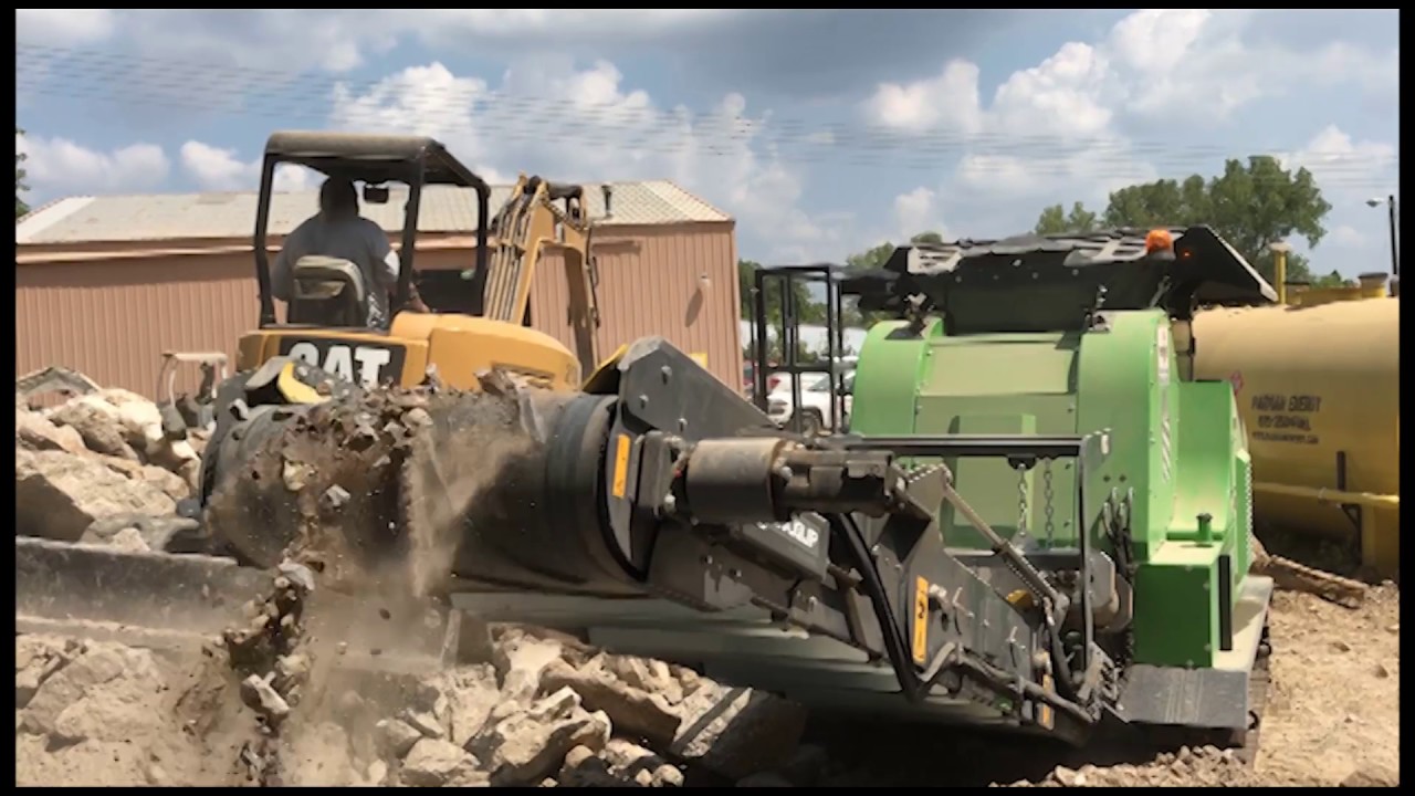 Evoquip Bison 120 Compact Jaw Crushing Concrete Washout