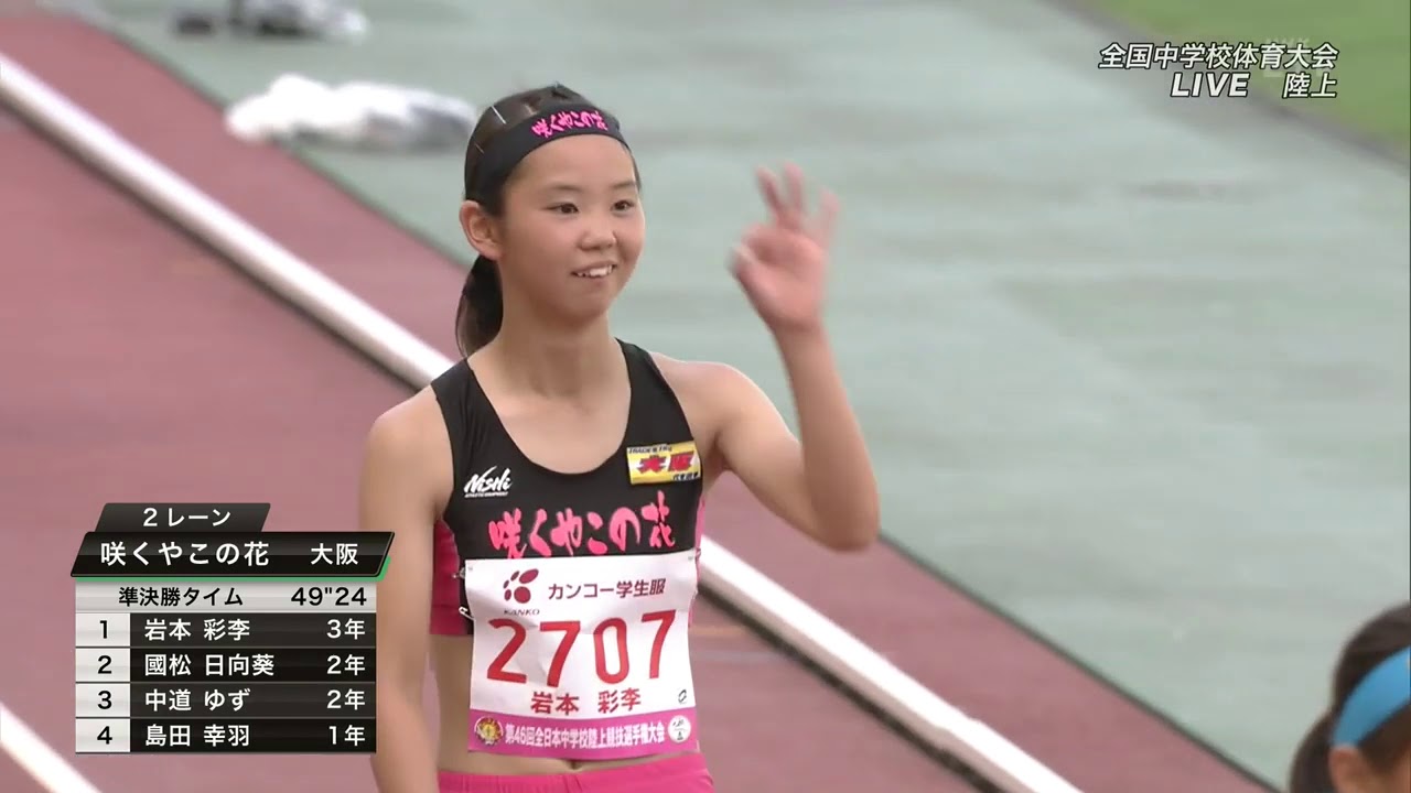 陸上女子(中学生)