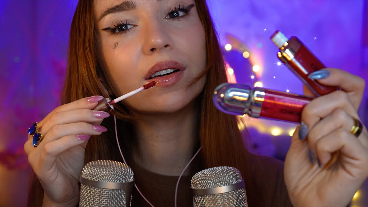 ASMR : Bruits de bouche & gloss 👄