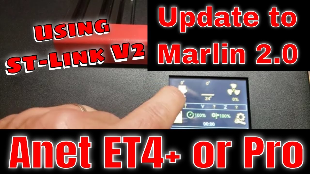 Перепрограммируйте прошивку Anet ET4 Pro или Plus на Marlin 2+ с помощью ST-Link v2 за считанные!
