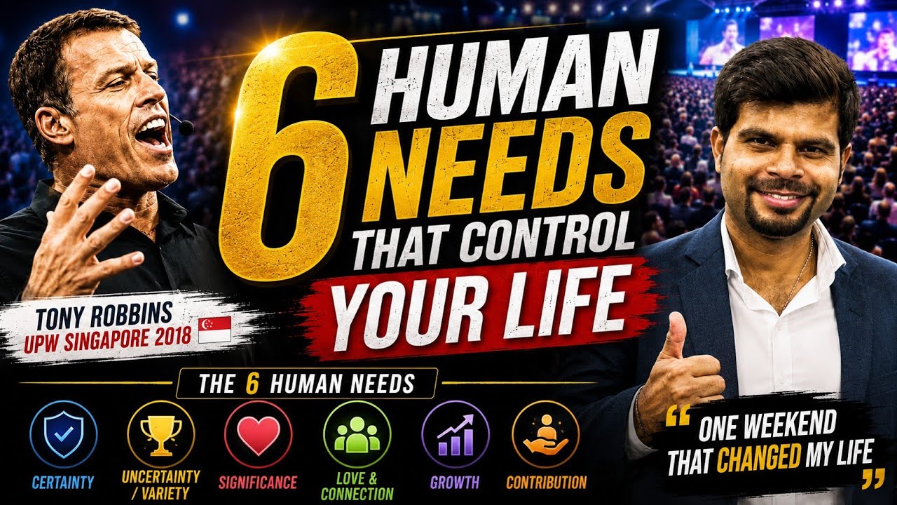 6 Human needs : Secret formula to success by Tony Robbins (Hindi Language )
