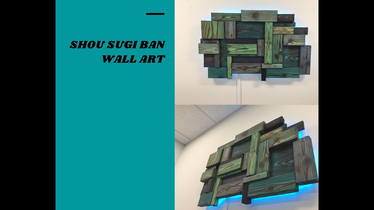 Shou Sugi Ban Wall Art
