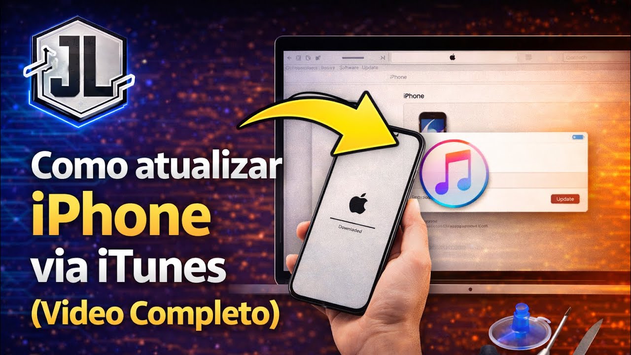 Como atualizar iPhone via iTunes, Vídeo COMPLETO