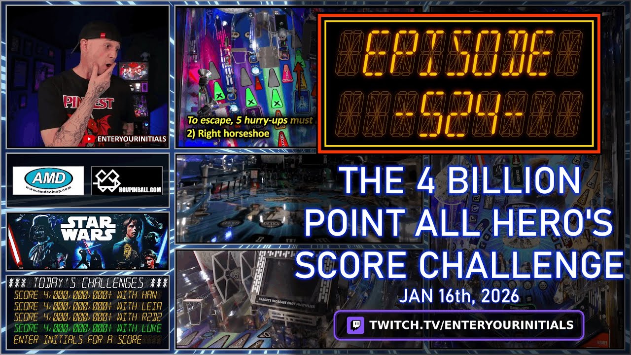 Episode 524 - Star Wars - The 4 Billion Point Hero Challenge