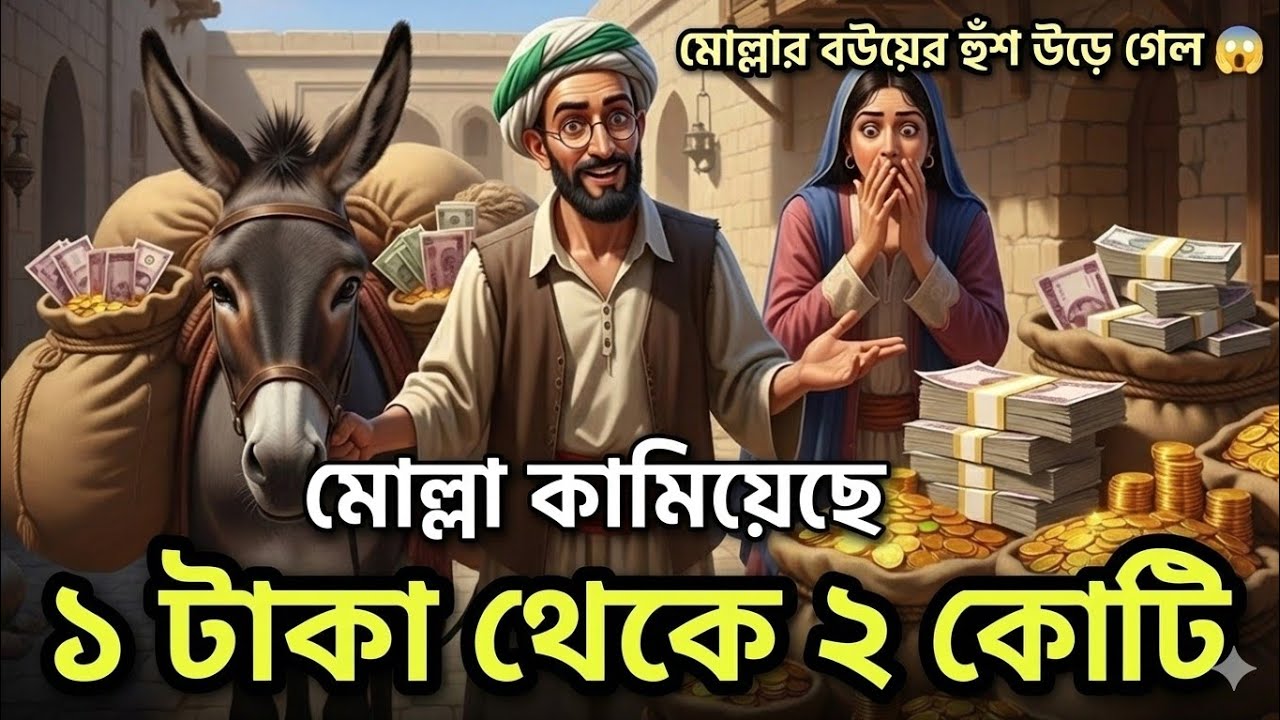 মোল্লা নাসিরউদ্দিনের কাণ্ড দেখে অবাক হবেন! বুদ্ধির এক অনন্য দৃষ্টান্ত। Suraia Voice 