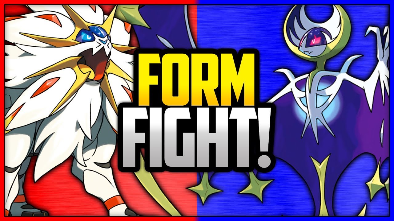 Solgaleo vs Lunala | Pokémon Form Fight